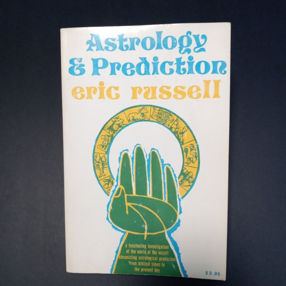 VINTAGE BOOK - ASTROLOGY & PREDICTION BY ERIC RUSSELL. USED PAPERBACK. .........